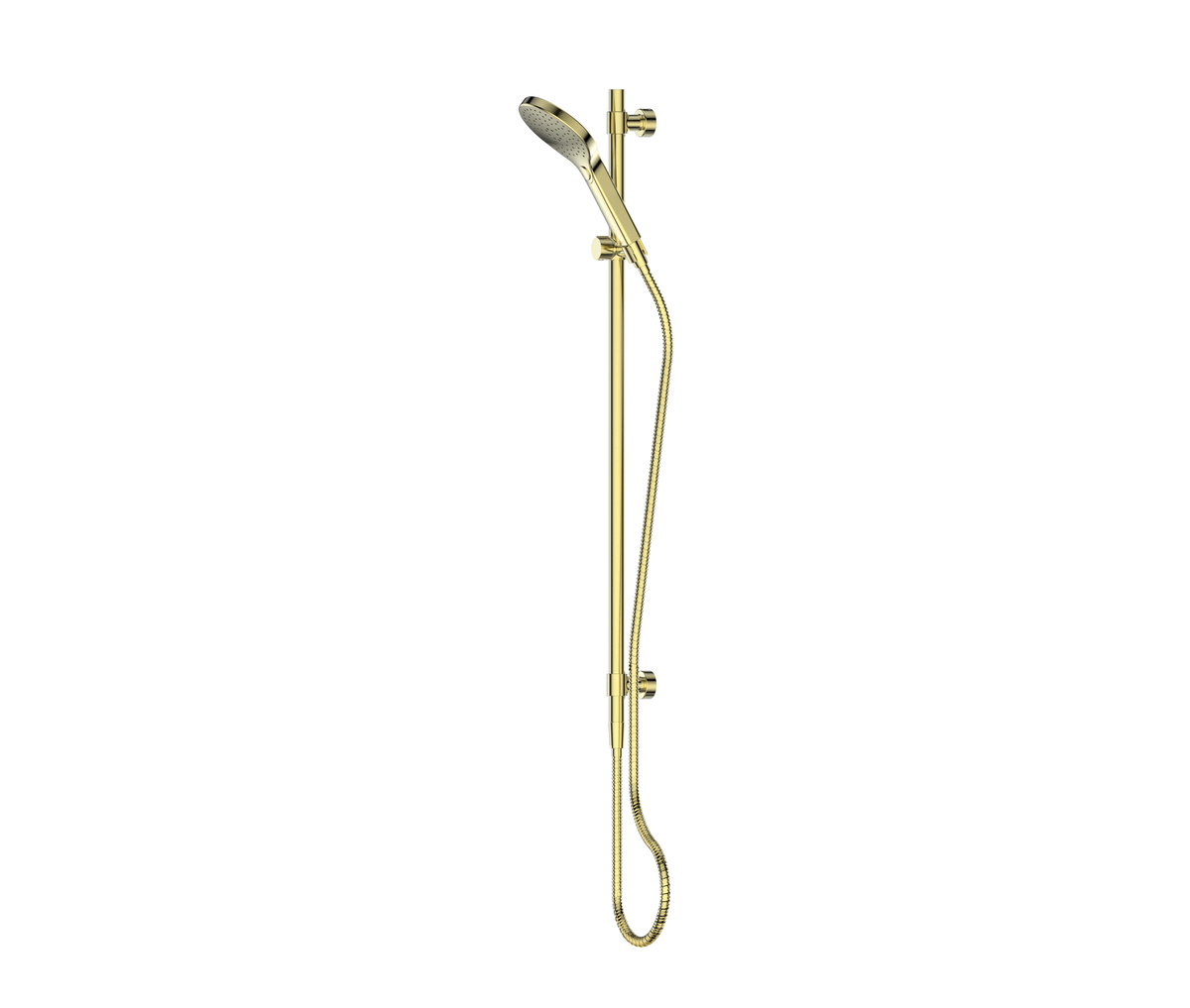 Lavish BubbleJET Rail Shower - PVD Brushed Brass