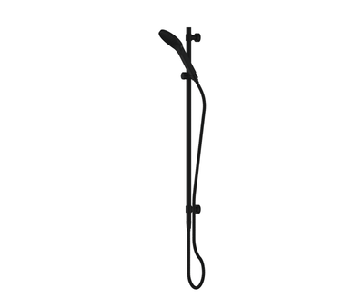 Greens Lavish BubbleJET Rail Shower - Matte Black