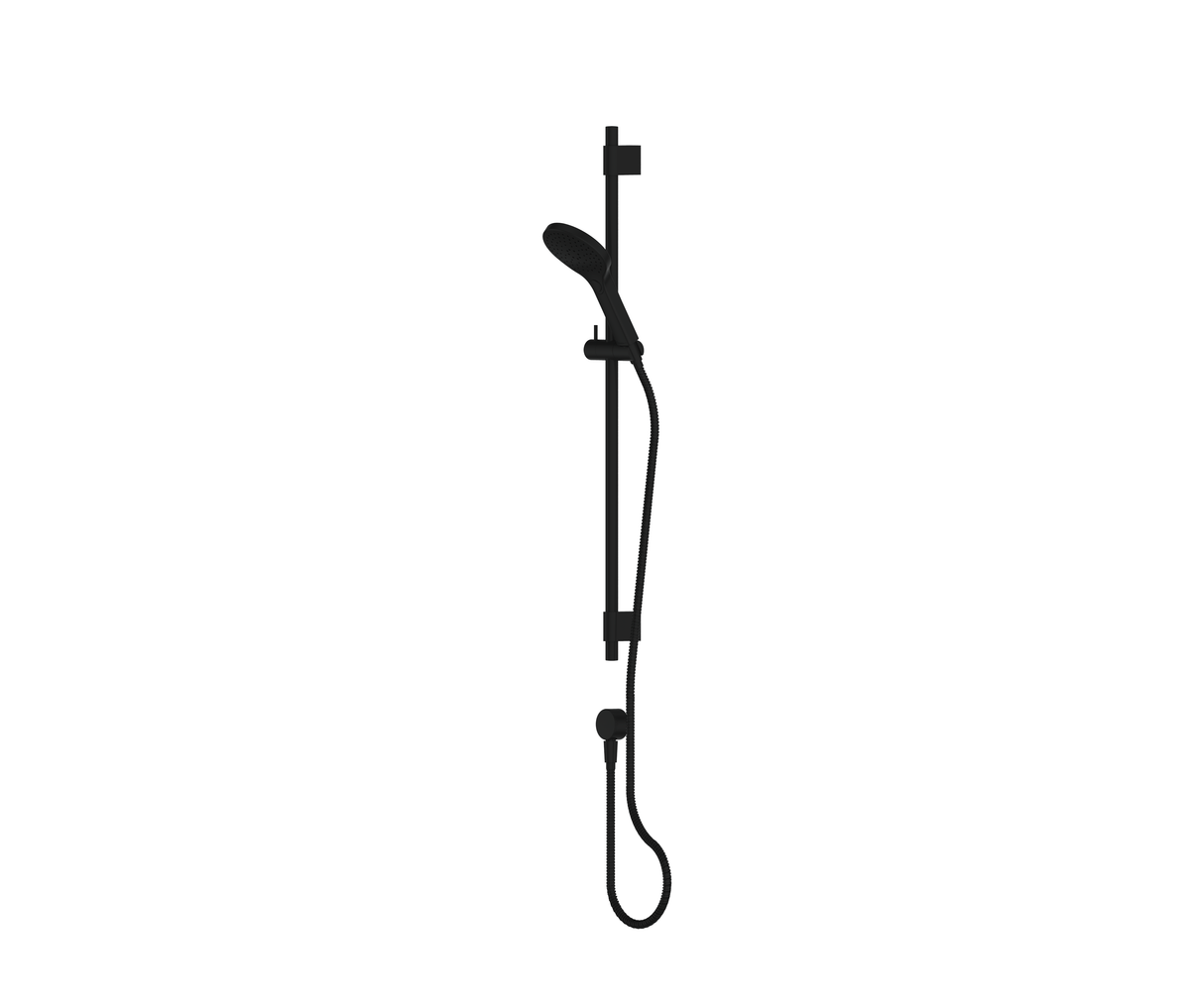 Ashmore Rail Shower - Matte Black