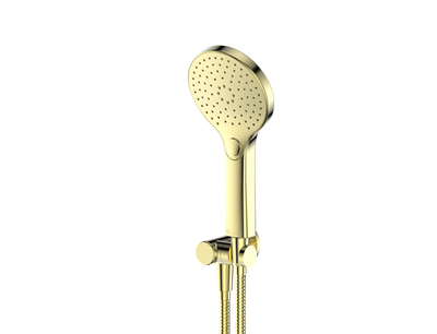 Greens Ashmore Hand Shower w/Wall Outlet Bracket - PVD Brushed Brass