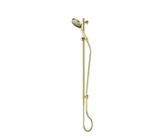 Lavish Brass Rail Shower - PVD Brushed Brass