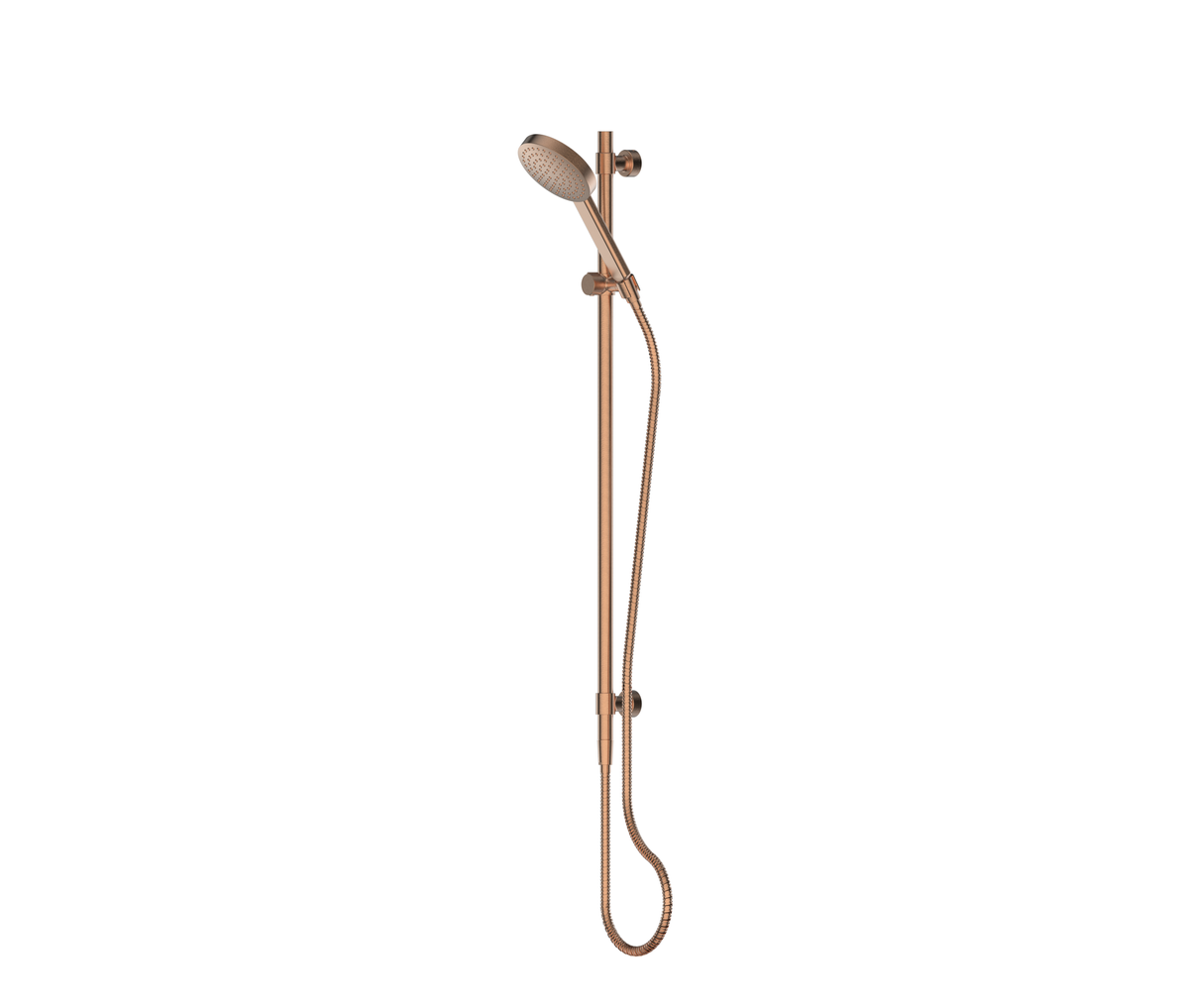 Lavish Brass Rail Shower - PVD Brushed Copper