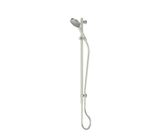 Lavish Brass Rail Shower - PVD Brushed Nickel