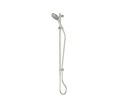 Greens Lavish Brass Rail Shower - PVD Brushed Nickel