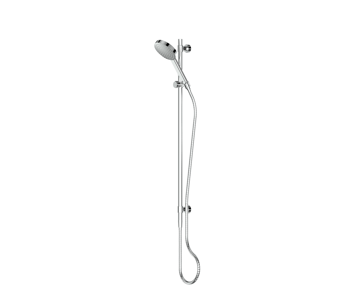 Lavish Brass Rail Shower - Chrome