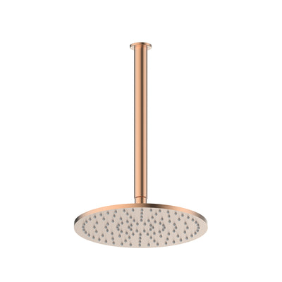 Greens Lavish Brass Ceiling Shower - PVD Brushed Copper