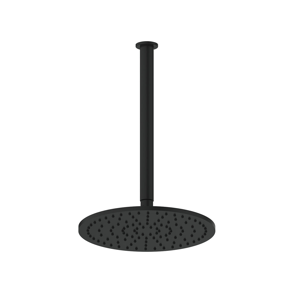 Lavish Brass Ceiling Shower - PVD Matte Black