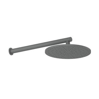 Greens Lavish Brass Wall Shower - PVD Gunmetal