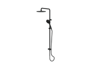 Lavish Brass Twin Rail Shower - PVD Matte Black