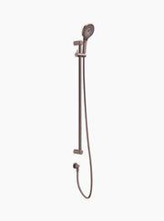 Nero Mecca Care 25mm Grab Rail And Adjustable Shower Rail Set 900mm Brushed Bronze