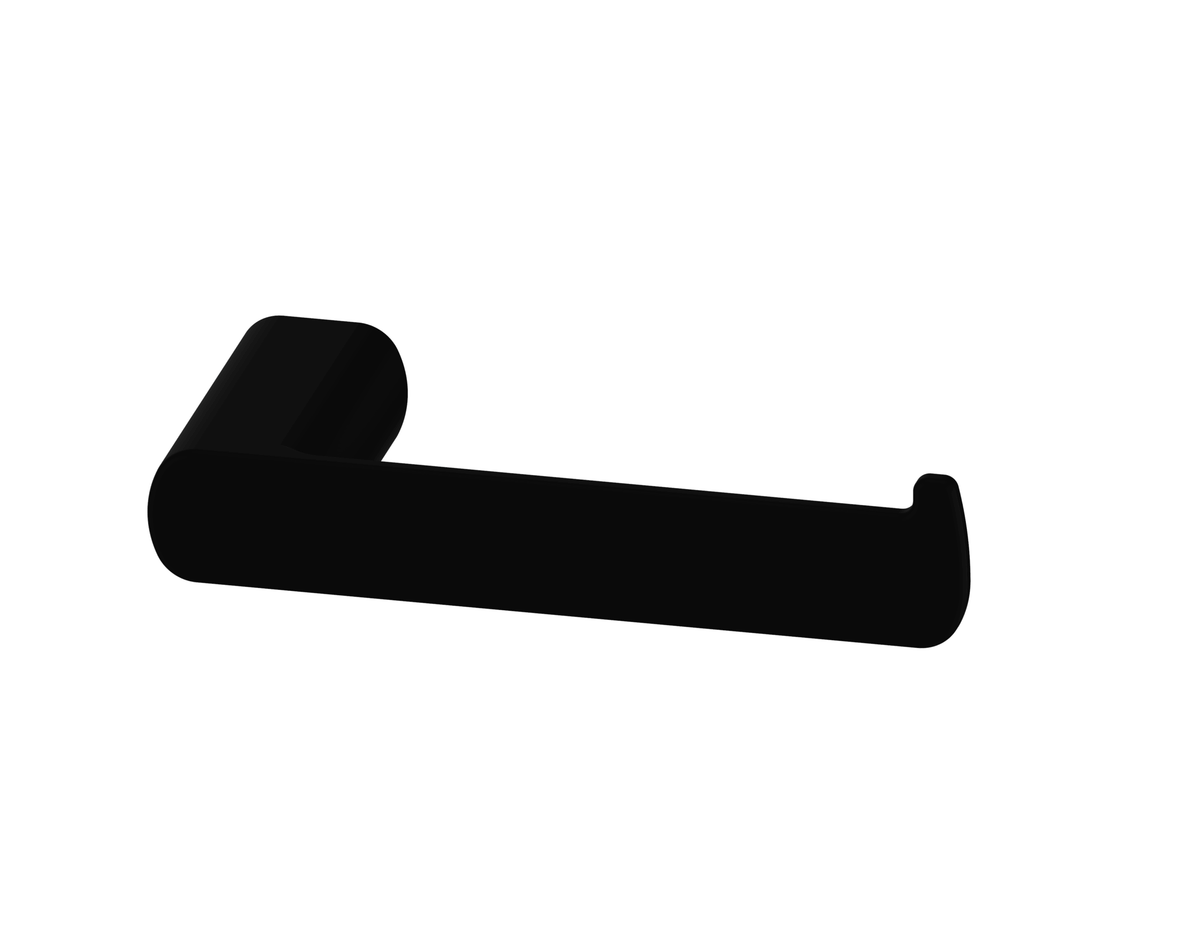 Zeia Toilet Roll Holder - PVD Matte Black