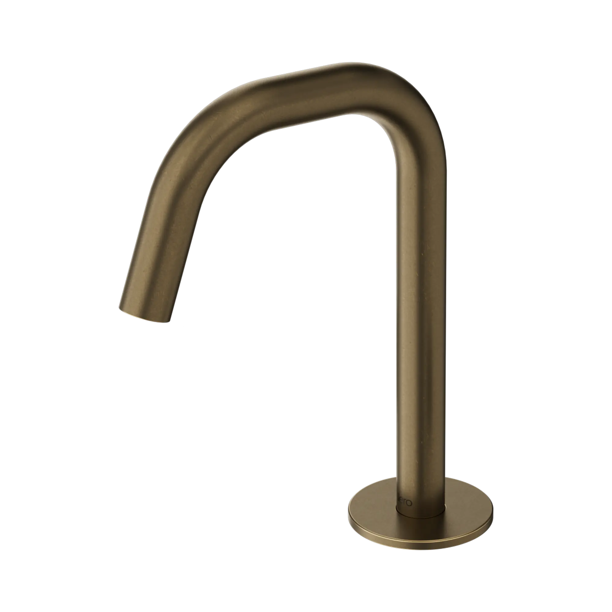 Nero Serenity Basin Edge Spout Tumbled Antique Brass