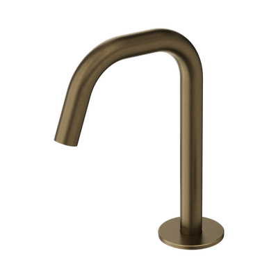 Nero Serenity Basin Edge Spout Tumbled Antique Brass