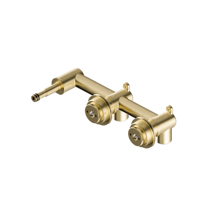 Nero Serenity Wall Basin Set Offset Spout Body Only