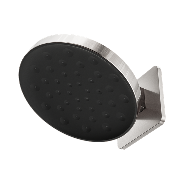 Nero Serenity Wall Shower Head Brushed Nickel