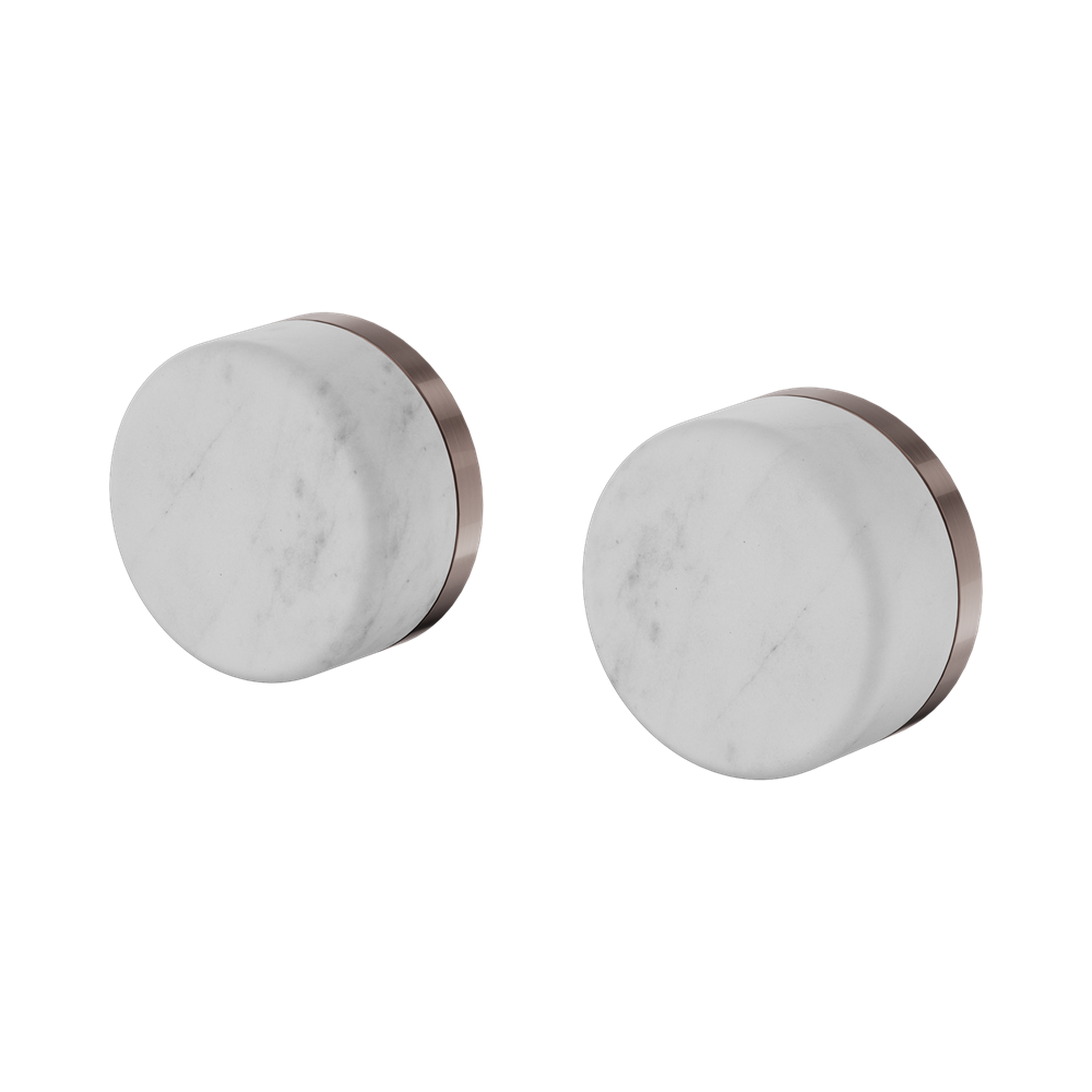 Nero Serenity Wall Top Assembly Carrara Handle Brushed Bronze