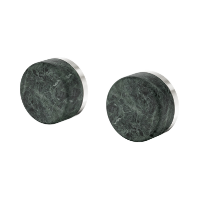 Nero Serenity Wall Top Assembly With Verde Alpi Handle Brushed Nickel