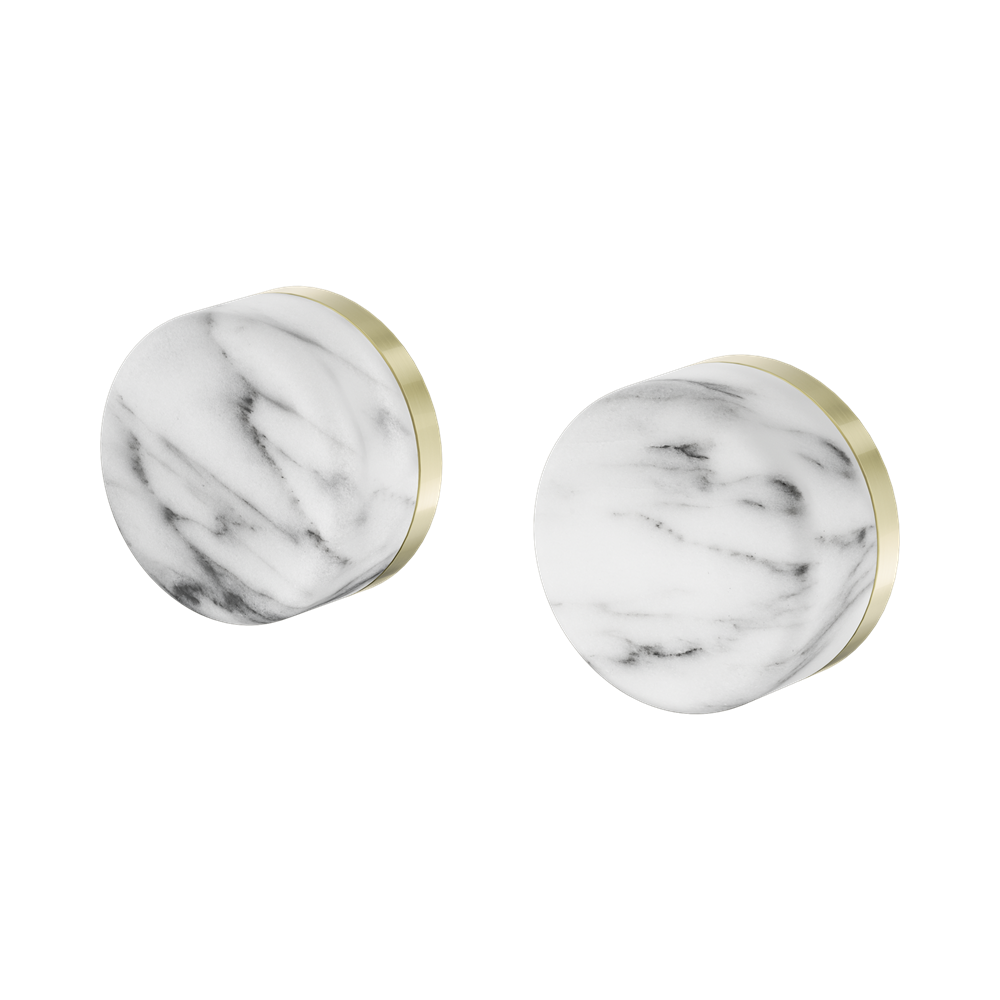 Nero Serenity Wall Top Assembly Arabescato Corchia Handle Brushed Gold