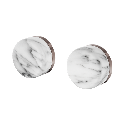 Nero Serenity Wall Top Assembly Arabescato Corchia Handle Brushed Bronze