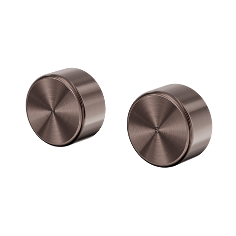 Nero Serenity Wall Top Assembly With Metal Handle Brushed Bronze
