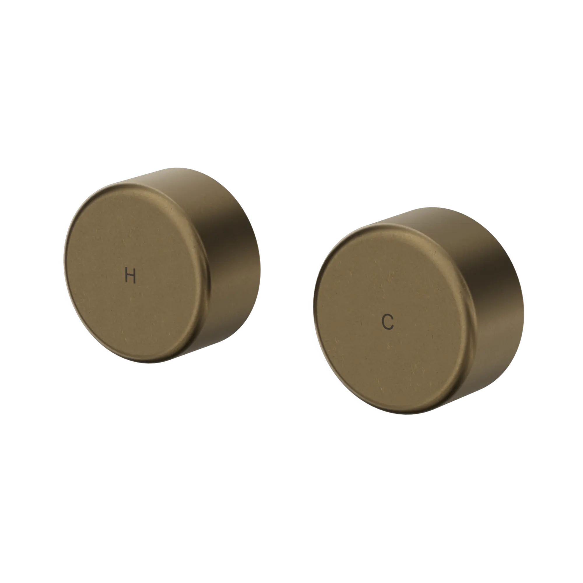 Nero Serenity Wall Top Assemblies With Metal Handle Tumbled Antique Brass