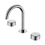 Nero Serenity Basin Set Arc Spout With Metal Handle Chrome