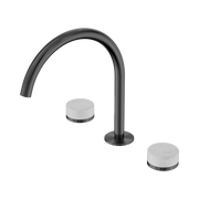 Nero Serenity Bath/Kitchen Set Arc Spout With Carrara Handle Gun Metal