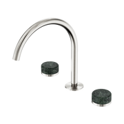 Nero Serenity Bath/Kitchen Set Arc Spout With Verde Alpi Handle Brushed Nickel