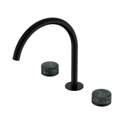 Nero Serenity Bath/Kitchen Set Arc Spout With Verde Alpi Handle Matte Black