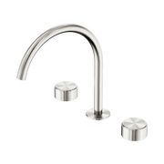 Nero Serenity Bath/Kitchen Set Arc Spout With Metal Handle Brushed Nickel