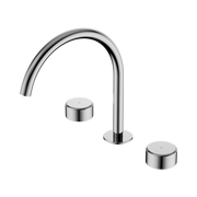 Nero Serenity Bath/Kitchen Set Arc Spout With Metal Handle Chrome