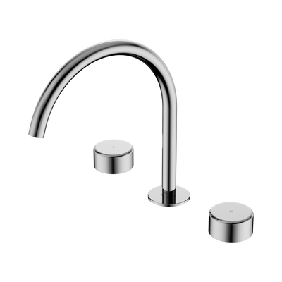 Nero Serenity Bath/Kitchen Set Arc Spout With Metal Handle Chrome