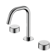 Nero Serenity Basin Set Edge Spout With Metal Handle Chrome