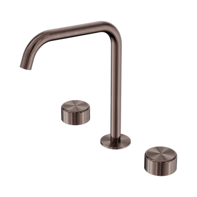 Nero Serenity Bath/Kitchen Set Edge Spout With Metal Handle Brushed Bronze