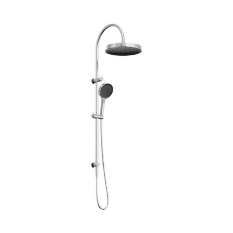 Nero Serenity Twin Shower Brushed Nickel