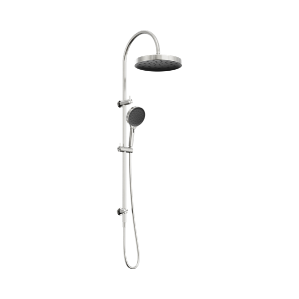 Nero Serenity Twin Shower Brushed Nickel