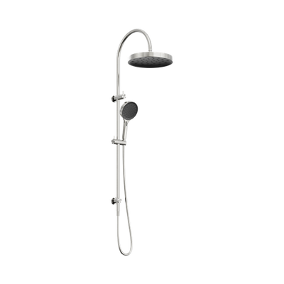 Nero Serenity Twin Shower Brushed Nickel