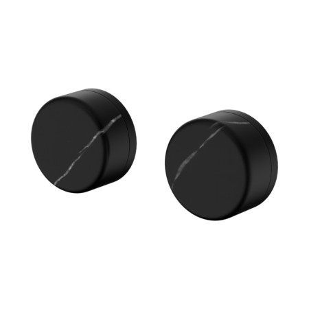 Nero Serenity Wall Top Assembly With Marquina Black Handle Matte Black