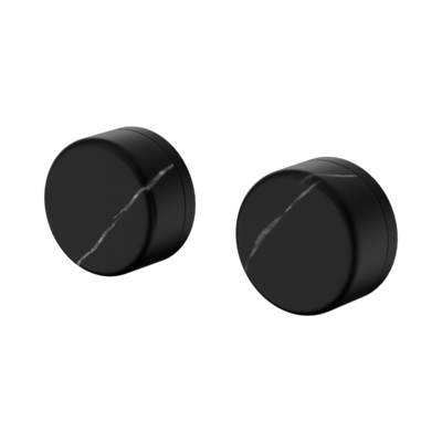 Nero Serenity Wall Top Assembly With Marquina Black Handle Matte Black