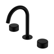 Nero Serenity Basin Set Arc Spout With Marquina Black Handle Matte Black