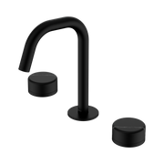 Nero Serenity Basin Set Edge Spout With Marquina Black Handle Matte Black