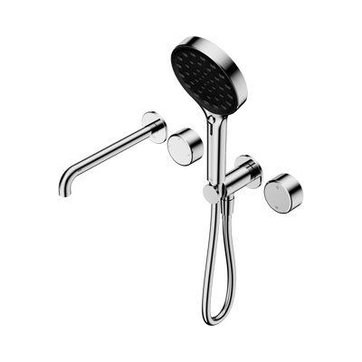 Nero Serenity Progressive Shower System With Spout With Metal Handle And Serenity Hand Shower - Chrome