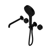 Nero Serenity Progressive Shower System With Spout With Metal Handle And Serenity Hand Shower - Matte Black
