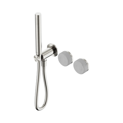 Nero Serenity Progressive Shower System With Carrara Handle And Slim Shower - Brushed Nickel