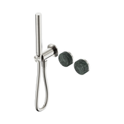 Nero Serenity Progressive Shower System With Verde Alpi Handle And Slim Shower - Brushed Nickel