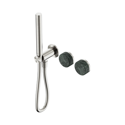 Nero Serenity Progressive Shower System With Verde Alpi Handle And Slim Shower - Brushed Nickel