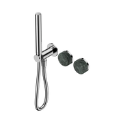 Nero Serenity Progressive Shower System With Verde Alpi Handle And Slim Shower - Chrome