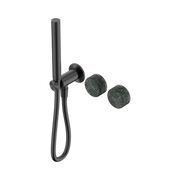 Nero Serenity Progressive Shower System With Verde Alpi Handle And Slim Shower - Gun Metal
