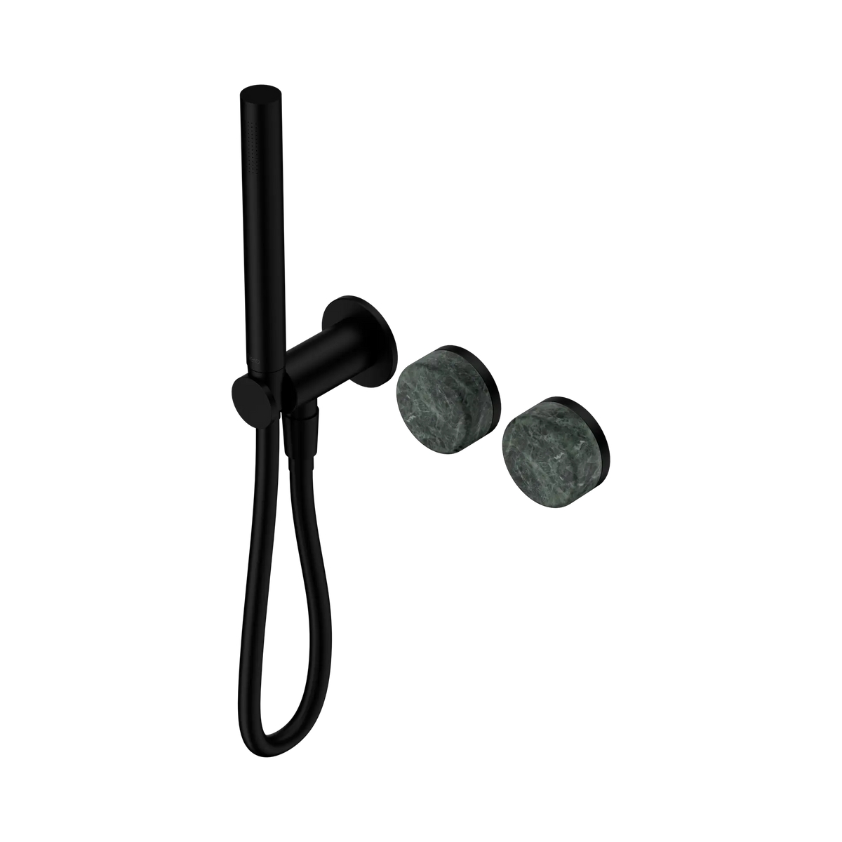 Nero Serenity Progressive Shower System With Verde Alpi Handle And Slim Shower - Matte Black
