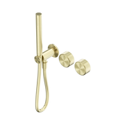 Serenity Progressive Shower System With Metal Handle And Slim Shower Brushed Gold